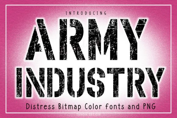 Army Industry Font for Creative Projects