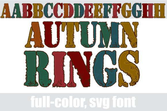 Autumn Rings Font for Creative Projects