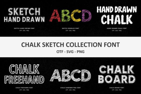 Chalk Sketch Collection: A Font for Creative Campaigns