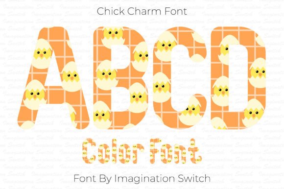 Chick Charm: A Color Font for Creative Campaigns