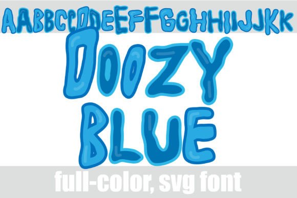 Doozy Blue Font for Creative Design