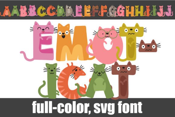 Emoticat: A Playful Font for Polished Branding