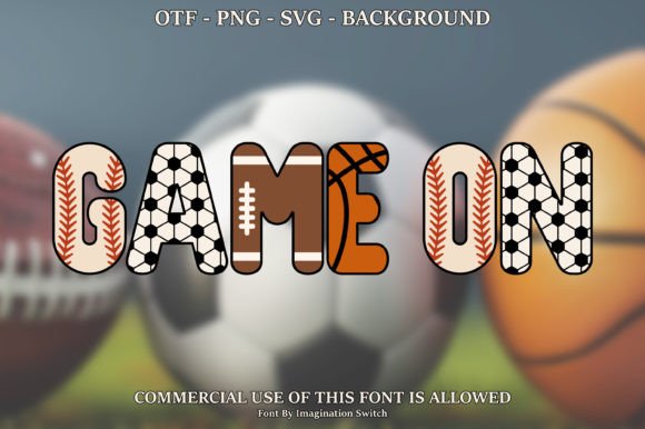 Game on Collection: A Color Font for Creative Expression