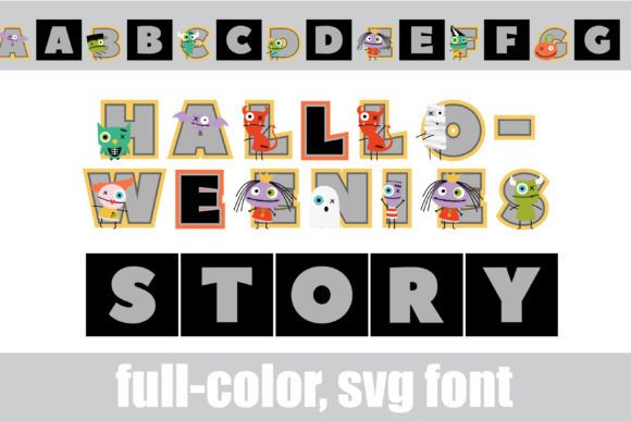 Halloweenies Story Font