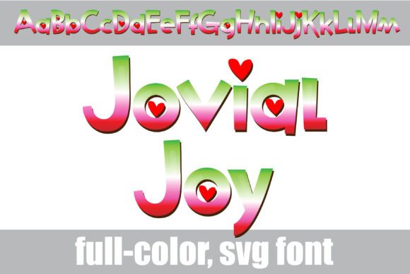 Jovial Joy Font: A Colorful Typeface for Crafty Creations