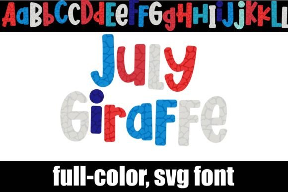 July Giraffe Font: Bold and Vibrant