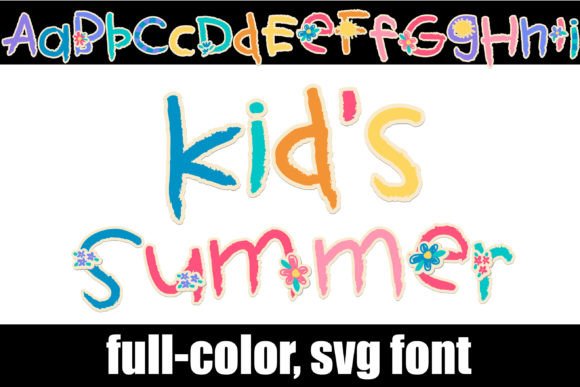Kid's Summer Font for Business