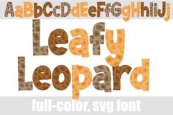 Leafy Leopard Font for Business Branding