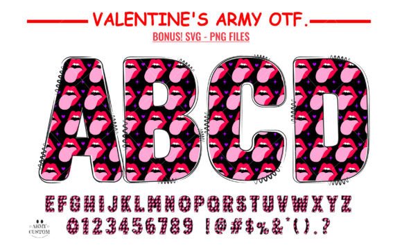 Love Valentine’s Lips Font
