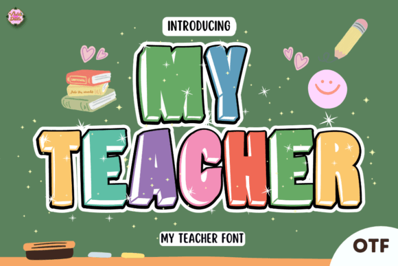 My Teacher Font for Creative Projects