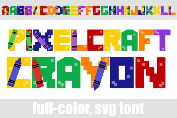 Pixelcraft Crayon: A Bright Font for Business