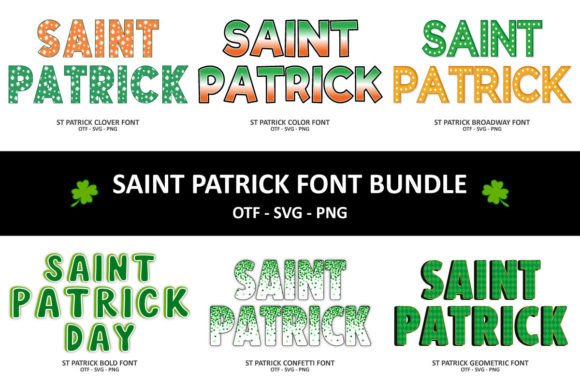 Saint Patrick Font Bundle for Creative Projects