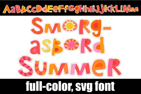 Smorgasbord Summer Font Review