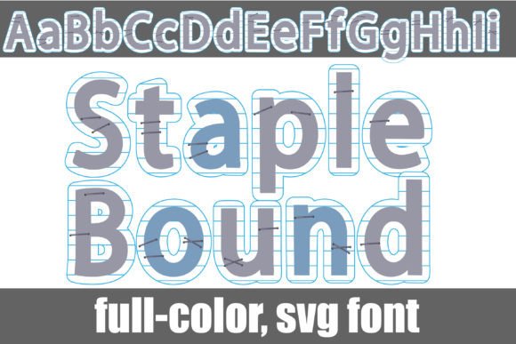 Staple Bound Font for Business