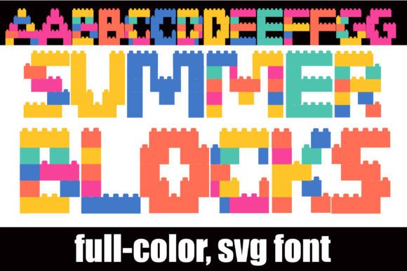 Summer Blocks: A Bold Font for Digital Campaigns