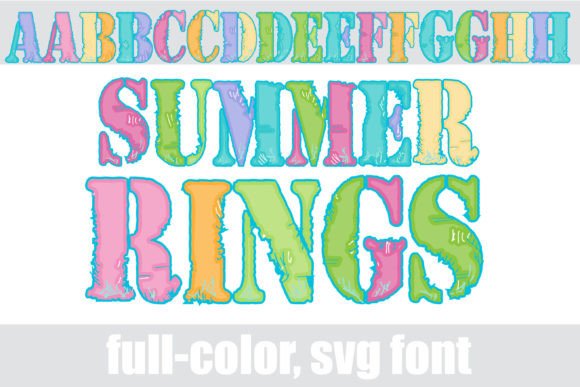 Summer Rings: A Bright Font for Business Branding