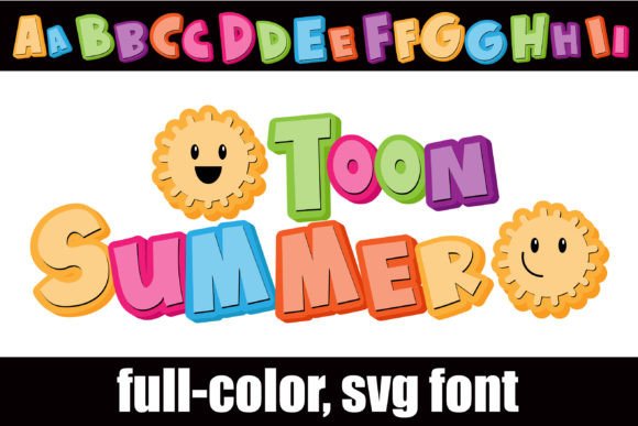 Toon Summer: A Color Font Review