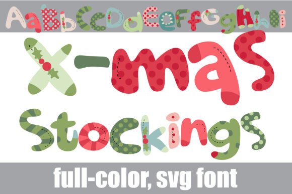 X-mas Stockings: A Festive Typeface for Editorial Design