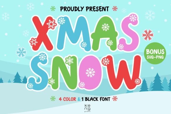 Xmas Snow Font: Festive Typography for Branding